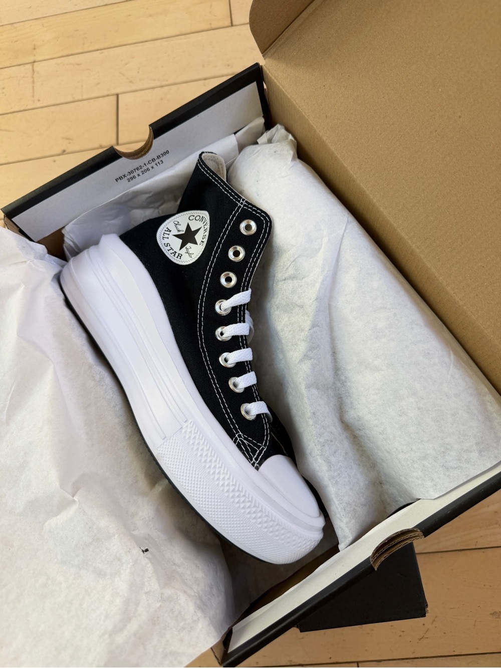 Black high top converse